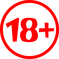 18+ Warning Icon