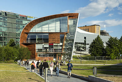 Modern architecture of Kiasma Museum